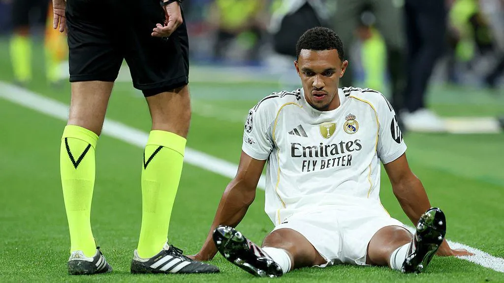 Alexander-Arnold endures early blow in the Spanish giants UCL match