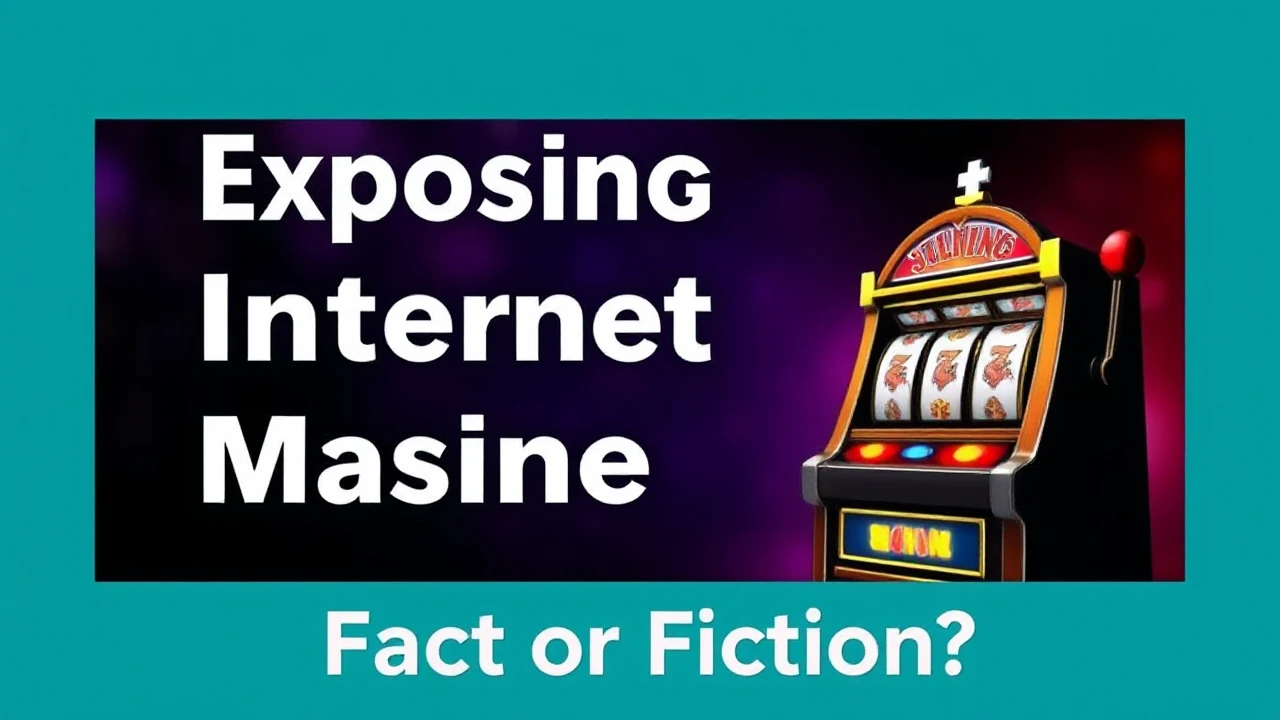 Exposing Internet Casino Machine Myths: Fact or Fiction?