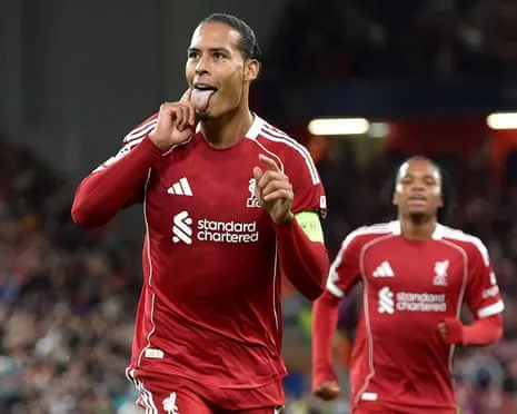 Virgil van Dijk nods late victory versus Spanish giants